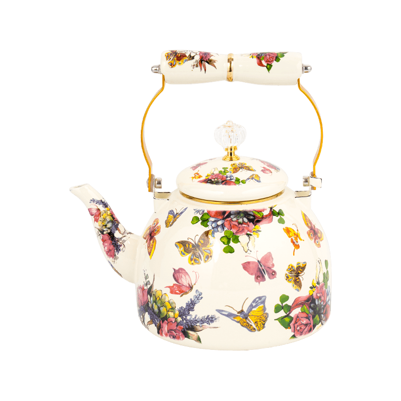 Chaleira de chá de esmalte TK509 para fogão de indução