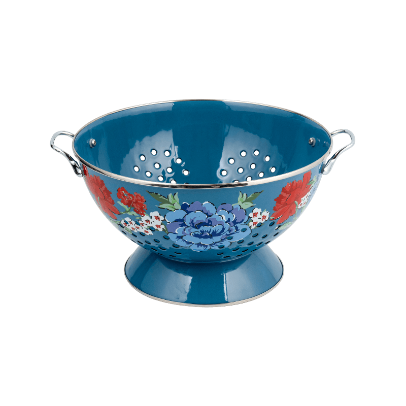 Cesta de frutas de esmalte vintage Cesta de frutas de esmalte vintage