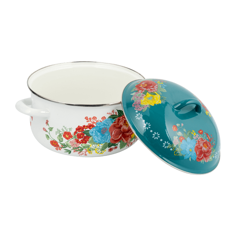 753D Potão reta resistente ao aro de esmalte