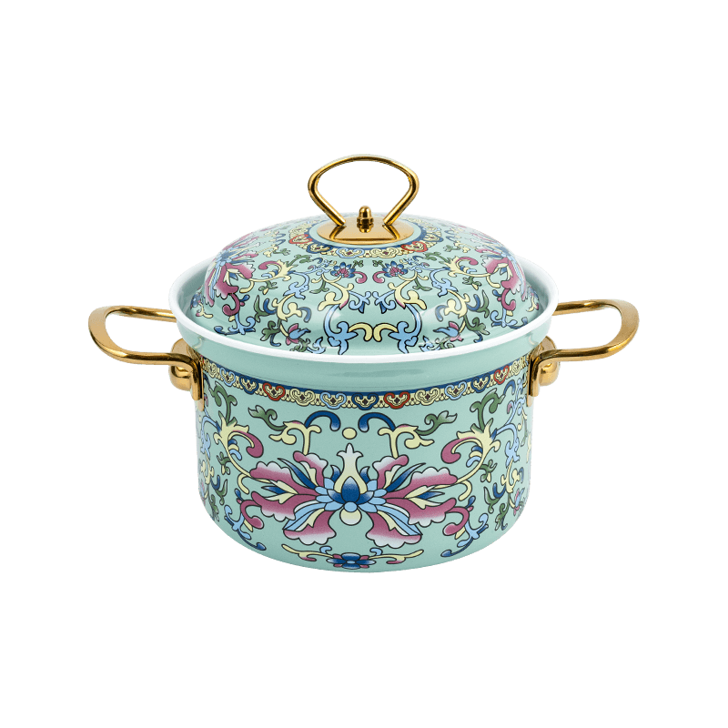 753D Potão reta resistente ao aro de esmalte