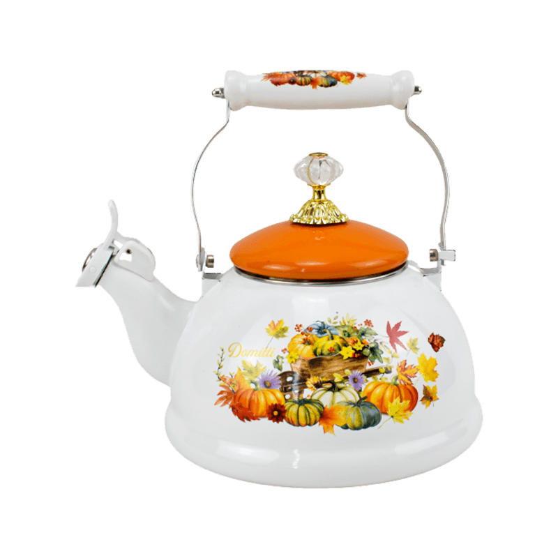 Chaleira de esmalte de chá de cozinha