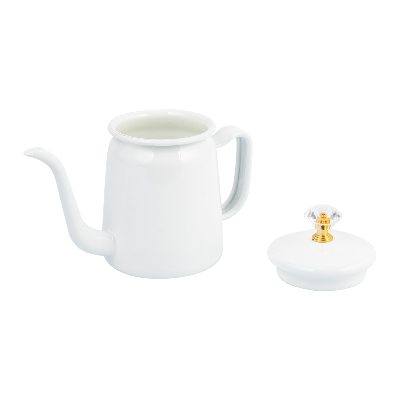 Kit de utensílios de café de esmalte