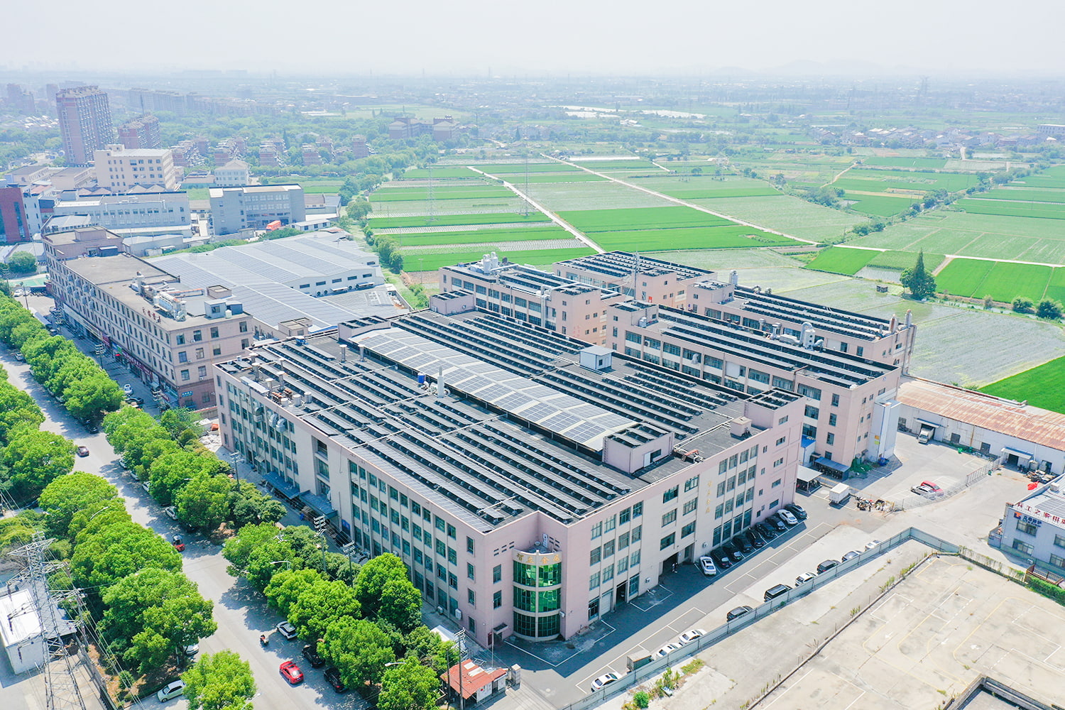 Panorâmico de fábrica