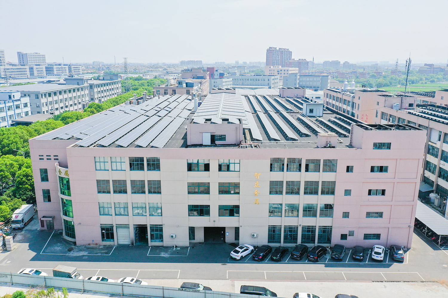 Panorâmico de fábrica